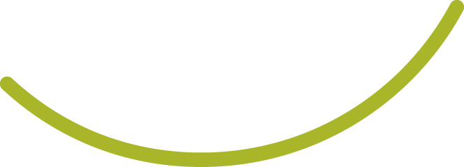 Bogen aus dem Postura-Logo in grün